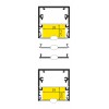 CORNER PROFIL 53x53mm Stropní, přisazený profil pro LED pásky, materiál hliník, povrch surový, max šířka LED pásků w=32mm, rozměry 53x53mm, l=2000mm náhled 7