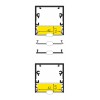 CORNER PROFIL 53x53mm Stropní, přisazený profil pro LED pásky, materiál hliník, povrch surový, max šířka LED pásků w=32mm, rozměry 53x53mm, l=2000mm náhled 8