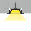 GLAUX profil Vestavný, profil pro LED pásky, materiál hliník, povrch bílý, max šířka LED pásků w=10mm, rozměry 24x7mm, l=4000mm náhled 11