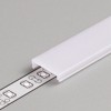 DCC 13,1x3,8mm Difuzor k profilu pro LED pásky nacvakávací, materiál PMMA, povrch opál, propustnost 70%, rozměry 13,1x3,8mm, l=4000mm náhled 1