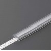 DCC 13,1x7,2mm Difuzor k profilu pro LED pásky nacvakávací, materiál polykarbonát PC, povrch transparentní, rozměry 13,1x7,2mm. náhled 1