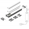CHENO PROFIL 20x8mm Přisazený, stropní profil pro LED pásky, materiál hliník, povrch bílý, max šířka LED pásků w=10mm, rozměry 20x8mm, l=4000mm náhled 16
