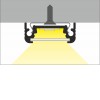 CHENO profil Přisazený, stropní profil pro LED pásky, materiál hliník, povrch bílý, max šířka LED pásků w=10mm, rozměry 20x8mm, l=4000mm náhled 17