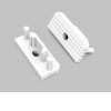 BROUDE koncovka s otvorem 20x8x7mm Koncovka profilu pro LED pásky s otvorem, obdélníková, materiál ABS, povrch černá, rozměry 20x8x7mm. náhled 4