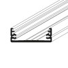 NAPUS profil Přisazený, stropní profil pro LED pásky, materiál hliník, povrch černý, max šířka LED pásků w=24mm, rozměry 32x11mm, l=4000mm náhled 1