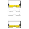 BARTIAS PROFIL 53x28mm Přisazený profil pro LED pásky, materiál hliník, povrch černý, max šířka LED pásků w=50mm, rozměry 53x28mm, l=4000mm náhled 10