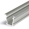 BASSIA profil Vestavný, zápustný profil pro LED pásky, materiál hliník, povrch černý, max šířka LED pásků w=10mm, rozměry 23,4x19mm, l=4000mm náhled 3