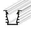 BASSIA profil Vestavný, zápustný profil pro LED pásky, materiál hliník, povrch černý, max šířka LED pásků w=10mm, rozměry 23,4x19mm, l=4000mm náhled 2