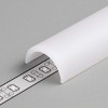 difuzor půlkruhový klip Difuzor k profilu pro LED pásky nacvakávací, tvar půlkruh, materiál PMMA, povrch opál, propustnost 70%, rozměry 19,2x10,9mm, l=2000mm