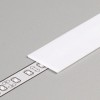 Difuzor nasouvací STŘEDNÍ Nasouvací difuzor k profilu pro LED pásky, materiál polykarbonát PC/PP, povrch čirá, propustnost 93%, rozměry 19,2x0,8mm, l=2000mm náhled 2