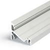 CHIMA PROFIL 14, 24x19,4mm Přisazený, rohový profil pro LED pásky, sklon 60° nebo 30°, materiál hliník, povrch bílý, max šířka LED pásků w=14mm, rozměry 24x19,4mm, l=4000mm náhled 5