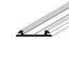 PIA profil Přisazený, obloukový profil pro LED pásky, materiál hliník, povrch elox šedostříbrný mat, max šířka LED pásků w=12mm, rozměry 20x3,3mm, l=4000mm náhled 2