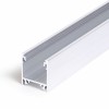 FICARIA PROFIL, 23x25,1mm Přisazený, závěsný profil pro LED pásky, materiál hliník, povrch elox šedostříbrný mat, max šířka LED pásků 20mm, rozměry 23x25,1mm, l=2000mm náhled 4
