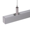 FICARIA PROFIL, 23x25,1mm Přisazený, závěsný profil pro LED pásky, materiál hliník, povrch elox šedostříbrný mat, max šířka LED pásků 20mm, rozměry 23x25,1mm, l=2000mm náhled 6