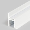 FUMARIA profil Rohový vestavný profil pro LED pásky pro osvětlení podél stěny místnost, materiál hliník, povrch elox, max šířka LED pásků w=14mm, rozměry 33,4x24,9mm, l=4000mm, svítí dolů náhled 4