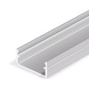 FRITILA PROFIL 6,6x14,4mm Přisazený profil pro LED pásky, materiál hliník, povrch elox šedostříbrný mat, max šířka LED pásků w=12mm, rozměry 6,6x14,4mm, l=2000mm náhled 1