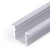 CANATIA profil Vestavný, zápustný profil pro LED pásky, materiál hliník, povrch elox šedostříbrný mat, max šířka LED pásků w=10mm, rozměry 12x18,8mm, l=2000mm náhled 3