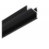 SANAO profil 15,2x16,1 Rohový profil pro LED pásky, sklon 60°, nebo 30°, materiál hliník, povrch černý, max šířka LED pásků w=10mm, rozměry 15,2x16,1mm, délka l=4000mm. náhled 1