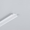 MER asymetrický 26x11,5mm Vestavný, ASYMETRICKÝ, profil pro LED pásky, materiál hliník, povrch černá, max šířka LED pásků w=10mm, rozměry 26x11,5mm, délka l=4000mm. náhled 4