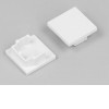 RENNE koncovka 17,6x17,6 Koncovka profilu pro LED pásky, materiál plast, povrch stříbrná, 17,6x17,6mm, 1ks v balení. náhled 3