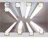 NUPHAR profil 63 FLAT FRAMELESS Vestavný, zápustný bezrámečkový profil pro LED pásky do sádrokartonu, materiál hliník, povrch elox šedostříbrný mat, max šířka LED pásků w=30mm, rozměry 63,4x15,9mm, l=4000mm náhled 6