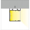 NUPHAR PROFIL 38 WALL 38x33,4mm Nástěnný profil pro LED pásky, materiál hliník, povrch černý, max šířka LED pásků w=30mm, boční úchyt LED pásků, rozměry 38x33,4mm, l=2000mm náhled 8
