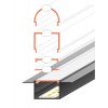 NUPHAR profil 63 DEEP FRAMELESS Vestavný, zápustný bezrámečkový profil pro LED pásky do sádrokartonu, materiál hliník, povrch bílý, max šířka LED pásků w=30mm, rozměry 63,4x24mm, l=2000mm náhled 6