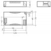 TW CCT 2x350mA-1050mA Cassambi Bezdrátový Bluetooth RF modul 2,4GHz, pro řízení osvětlení CASAMBI, 2CH TW Tunnable White, CCT, 2x1-100%, zdroj proudu 2x350mA-1050mA, 38W, napájení 230V, IP20, rozměry 120x70x28mm náhled 2