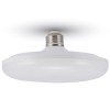 CIRCA LED DISK 15W VÝPRODEJ LED žárovka, základna bílá, difuzor plast opál, LED 15W, neutrální 4000K, 1200lm, Ra80, E27, 230V, rozměry d=150mm, h=80mm náhled 2