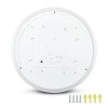 DUOMO 3IN1 LED 18W CCT VÝPRODEJ Stropní  svítidlo, základna kov, povrch bílá, difuzor plast opál, LED 18W, 1800lm, CCT přepínatelná teplota teplá 3000K, neutrální 4000K, denní 6400K, 230V, IP20, rozměry d=310mm, h=55mm náhled 5