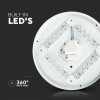 DUOMO 3IN1 LED 18W CCT VÝPRODEJ Stropní  svítidlo, základna kov, povrch bílá, difuzor plast opál, LED 18W, 1800lm, CCT přepínatelná teplota teplá 3000K, neutrální 4000K, denní 6400K, 230V, IP20, rozměry d=310mm, h=55mm náhled 6