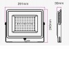 10W slim VÝPRODEJ Světlomet, venkovní reflektor, těleso hliník, povrch černá, krycí sklo čiré, LED 10W, 800lm, teplá 3000K, Ra80, 230V, IP65, IK05, rozměry 115x108x26mm náhled 19