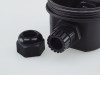 CA-BOX R 2x IP66 Spojovací, kabelová krabice, materiál plast černá, pro 2 kabely d=5-9mm, vodiče 3x0,5-2,5mm2, 230V, IP66, rozměry d=65mm, h=47mm náhled 3