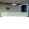 BRONO LED 30W+30W Závěsné svítidlo, těleso hliník, povrch bílá, LED 30W+30W, neutrální 4000K, 3300lm, 230V, IP20, tř.1, rozměry 1179x64x35mm, vč závěsu l=1200mm lze zkrátit, svítí nahoru/dolů náhled 3
