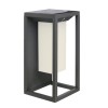 BLONTA LED 2W SOLÁR IP65 senzor HF Solární svítidlo, výdrž 12h, senzor HF, záběr 160°, dosah 5m, čas vypnutí 30s, těleso hliník černá, dif plast opál, LED 2W, 220lm, teplá 3000K, 230V, IP65, tř.1, náhled 1