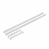 MR106 - Rám pro LED panel 120x30 Montážní rám pro spodní montáž LED panelů, bezšroubový, materiál kov, povrch bílá, pro panel 300x1200mm, do sádrokartonu SDK, rozměry 300x1200x43mm. náhled 2