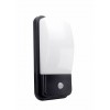 DENISKO 20W PIR IP54 Nástěnné venkovní svítidlo, PIR senzor pohybu, doba sepnutí 10s-3min, těleso plast, povrch černá, difuzor plast opál, LED 20W, 2600lm, neutrální 4000K, 230V, IP54, tř.2, rozměry 300x150x86mm. náhled 1