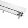 FRAGOR 2x20W, T8/G13, IP65 Stropní / závěsné průmyslové prachotěsné svítidlo, těleso plast šedá, kryt plast čirý, pro LED zářivky 2x20W, T8, G13, l=1200mm, 230V, IP65, tř.2, rozměry 90x63mm, l=1310mm. náhled 5