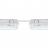 FRAGOR 1x10W, T8 Stropní nebo závěsné průmyslové prachotěsné svítidlo, plast šedá, pro LED zářivky 1x10W, T8/G13, l=600mm, 230V, IP65, tř.2, rozměry 75x90mm, l=710mm, LED zářivky SAMOSTANĚ, jednostranné zapojení náhled 3