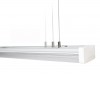 FRAGOR 40W Stropní průmyslové prachotěsné svítidlo, spojovatelné do linií, těleso plast bílá, dif plast bílá, LED 40W, neutrální 4000K, vyzař. úhel 100°, Ra80, 230V, IP44, IK10, tř.1, rozměry 114x59mm, l=1200mm. náhled 6