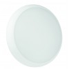 FORFICE 18W CCT SENZOR Venkovní stropní svítidlo, HF senzor pohybu, těleso plast bílá, difuzor plast opál, LED 18W, 2400lm, přepín. teplota CCT teplá 2700K-denní 6000K, Ra80, 230V, IP65, tř.2, rozměry d=330mm, h=79mm. náhled 1