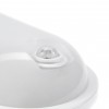 FULO O 20W, IP54, PIR, IK10 Stropní venkovní svítidlo, PIR senzor pohybu, záběr 120°, dosah 5m, čas svícení 2min, materiál plast bílá, dif plast opál, LED 20W, 2300lm, neutrální 4000K, 230V, IP54, IK10, tř.2, 270x145x75mm. náhled 2