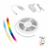 LED pásek TUYA RGB LED pásek, těleso plast, smart TUYA, WiFi, BTH, 3,4W/m, 70lm/W, mob. tel. CCT  teplá 3000K-denní 6000K, RGB, stmív, 230V, IP65, w=12mm, l=5000mm, cena za 5m, vč. napájecího zdroje a kontroleru náhled 1