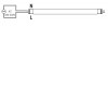 LED zářivka T8/G13, 18W Světelný zdroj, LED zářivka T8, těleso hliník, difuzor plast mléčný, SMD LED 18W, 2600lm, neutrální 4000K, Ra80, T8/G13, 230V, IP20, rozměry d=28mm, l=1200mm, jednostranné zapojení náhled 2