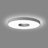 QUARK LED DI Stropní svítidlo, těleso hliník, povrch černá RAL9005, difuzor plast opál, LED 55W, neutrální 4000K, 6510lm, Ra80, 230V, IP20, d=600mm, h=45mm, svítí nahoru/dolů náhled 4