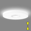 QUARK LED DI Stropní svítidlo, těleso hliník, povrch bílá RAL9010, difuzor plast opál, LED 110W, teplá 3000K, 12480lm, Ra80, 230V, IP20, d=900mm, h=45mm, svítí nahoru/dolů náhled 1