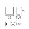 ARON Nástěnné venkovní svítidlo, těleso hliník, povrch antracit, difuzor sklo, LED 10W, 1200lm, neutrální 4000K, RA80, 230V, IP65, rozměry 100x55x90mm náhled 3