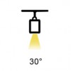 ASTORIA LED Závěsné svítidlo, těleso hliník, povrch bílá, LED 80W, neutrální 4000K, 10400lm, vyzař. 30°, Ra80, 230V, IP20, l=1414mm, 76x40mm, kabeláž 5 vodičů, koncovky SAMOSTATNĚ náhled 1