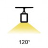 ASTORIA LED Závěsné svítidlo, těleso hliník, povrch bílá, LED 65W, neutrální 4000K, 8500lm, vyzař. 120°, Ra80, stmív DALI, 230V, IP20, l=1414mm, 76x40mm, kabeláž 5 vodičů, koncovky SAMOSTATNĚ náhled 1