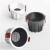 DL03-HC LED 7W, 15W, 18W, 24W Podhledové bodové svítidlo, těleso hliník, povrch čená, bílá, LED 7W, 15W, 24W, teplá 3000K, neutrální 4000K, Ra80, dle typu stmívání TRIAC, 230V, IP20